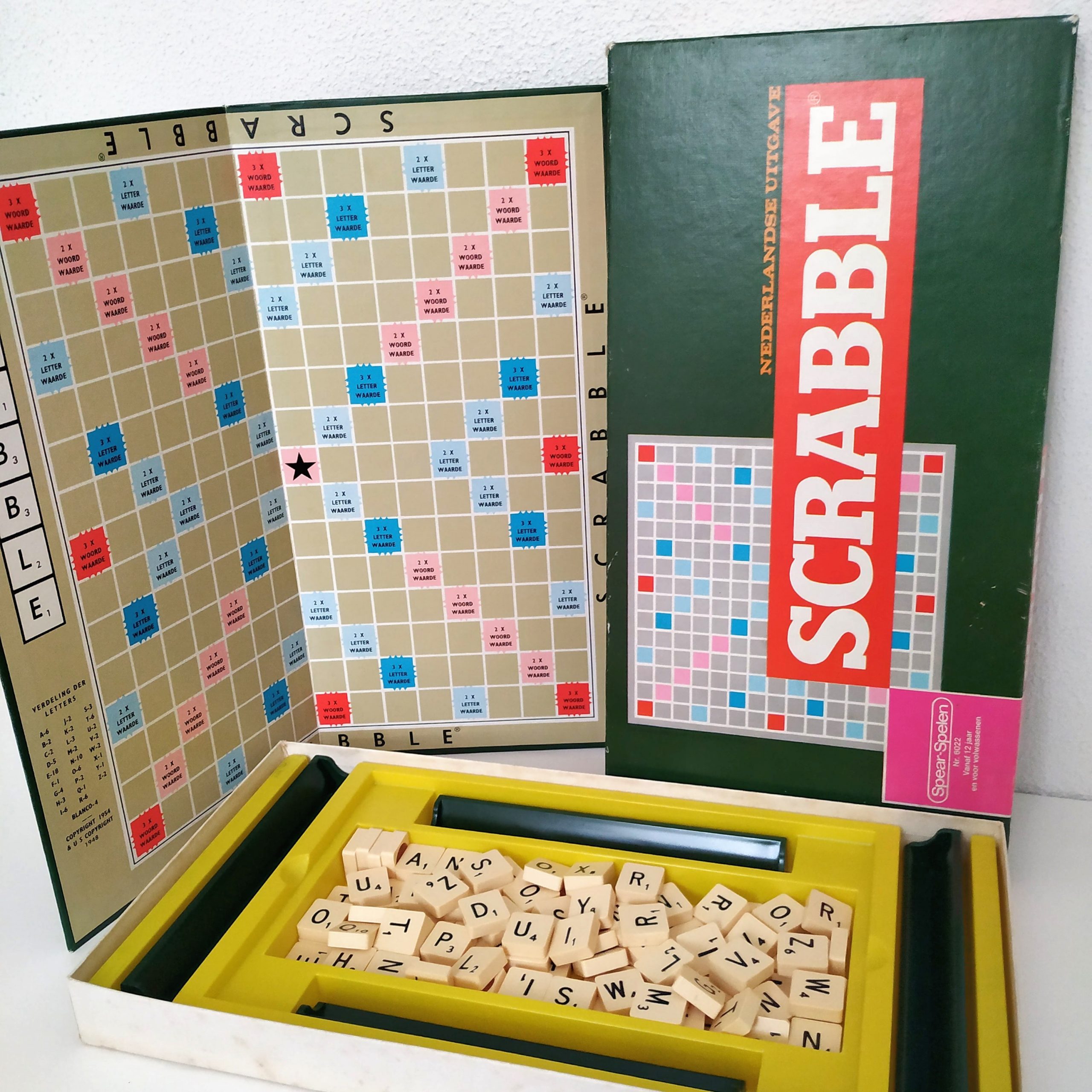 Trolley Tegenstander Terminologie Vintage Spel Scrabble Jaren 80 - Bekijk het bij Queens Vintage
