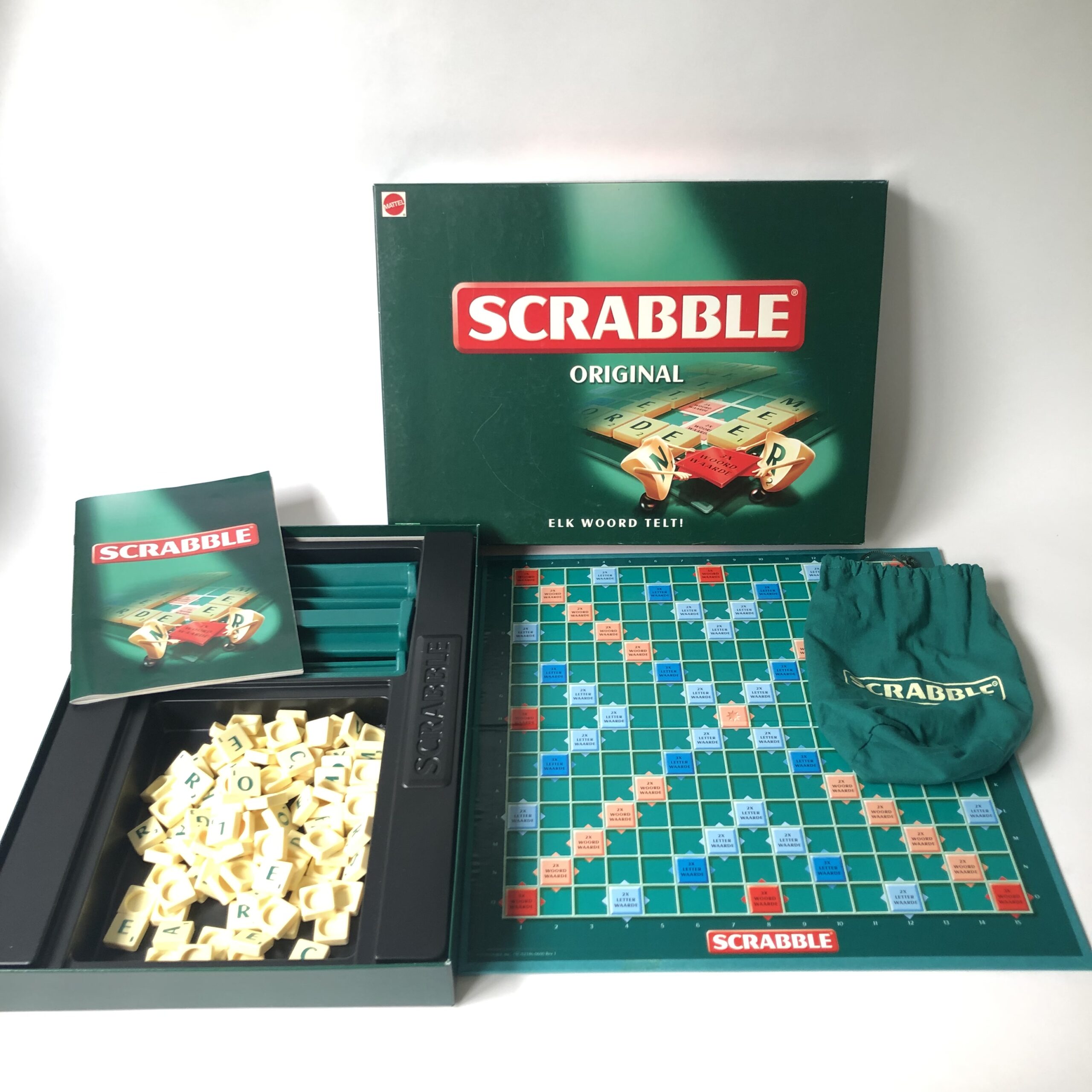 Vintage bordspel Scrabble original van Mattel