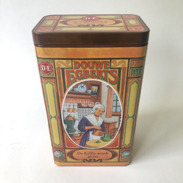 Vintage blik/bewaar bus Koffie van Douwe Egberts