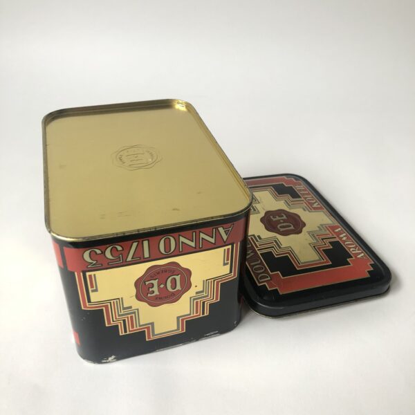 Vintage blik/trommel van Douwe Egberts Aroma-Koffie