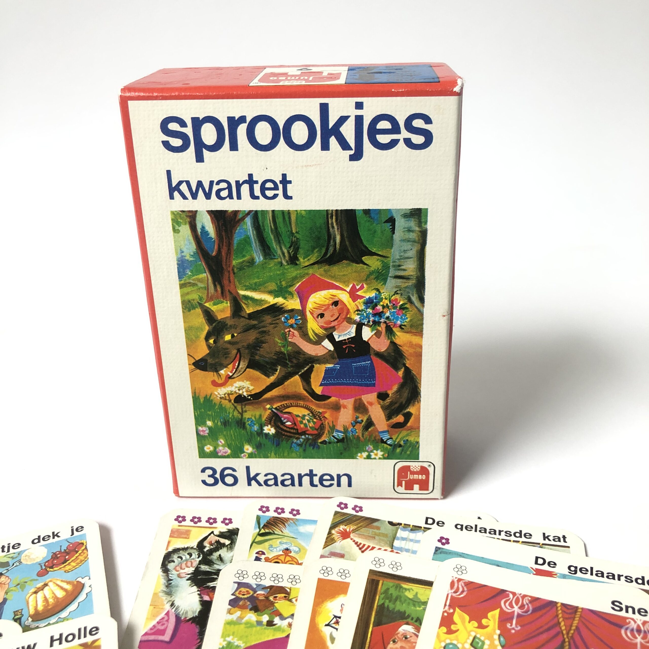 Vintage Sprookjes Kwartet van Jumbo uit 1979