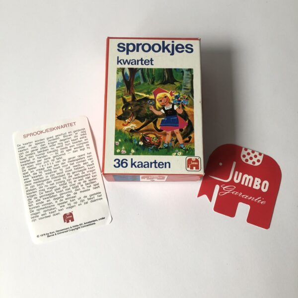 Vintage Sprookjes Kwartet van Jumbo uit 1979