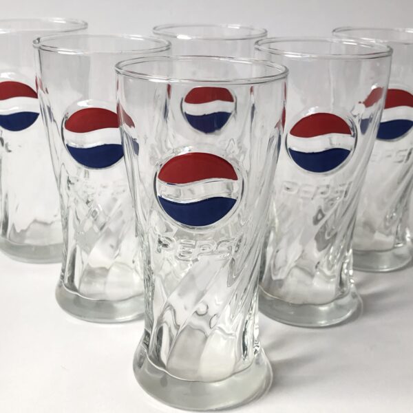 Vintage drinkglazen van Pepsi