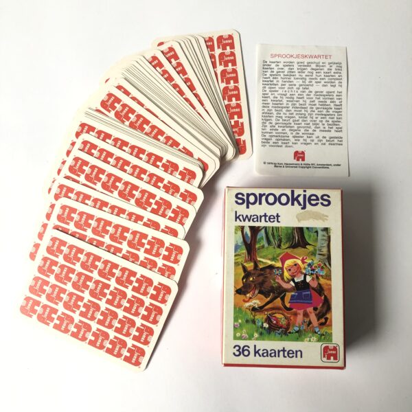 Vintage Sprookjes Kwartet van Jumbo uit 1979