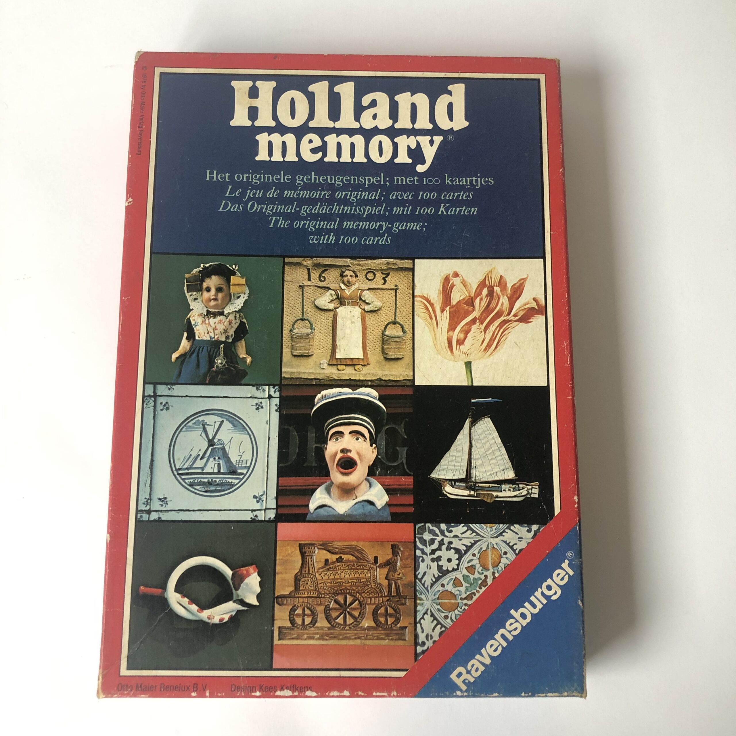 Vintage Spel Holland Memory Ravensburger uit 1976