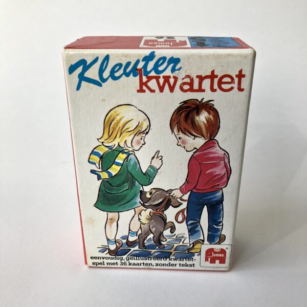 Vintage kleuter kwartet van Jumbo uit de jaren 70