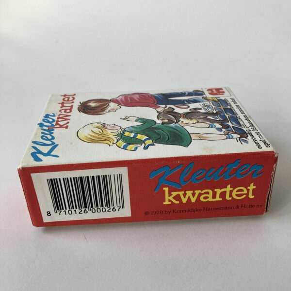 Vintage kleuter kwartet van Jumbo uit de jaren 70