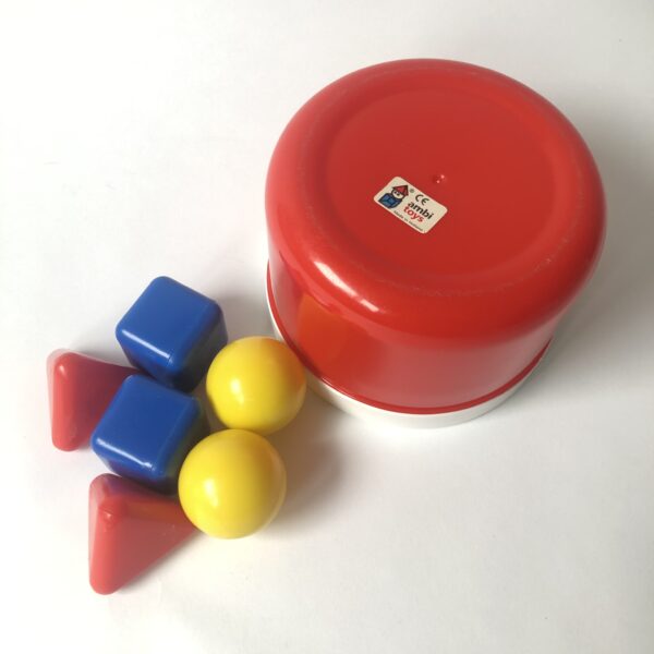 Vintage vormenspel van Ambi Toys, baby's eerste vormenspel