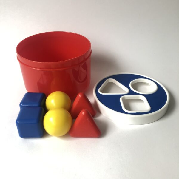 Vintage vormenspel van Ambi Toys, baby's eerste vormenspel