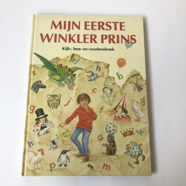 Vintage kijk-, lees- en voorleesboek Mijn Eerste Winkler Prins uit 1982