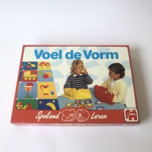 Vintage spel Voel de Vorm van Jumbo uit 1986