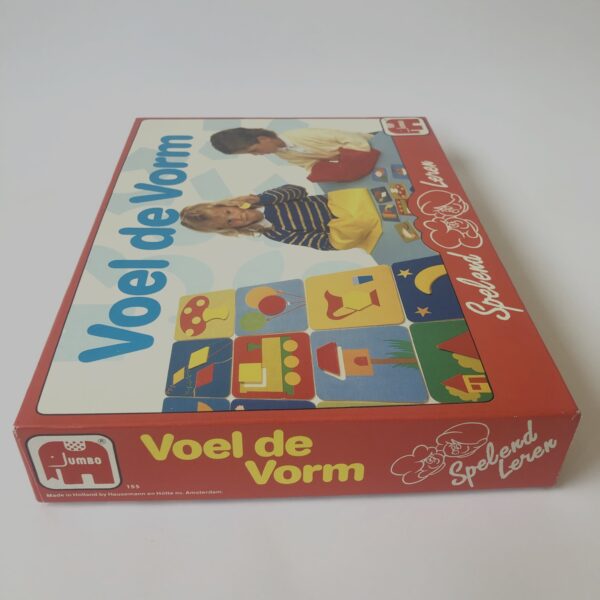 Vintage spel Voel de Vorm van Jumbo uit 1986