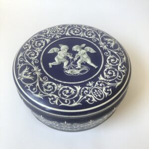 Vintage rond blik / koektrommel van General Biscuits